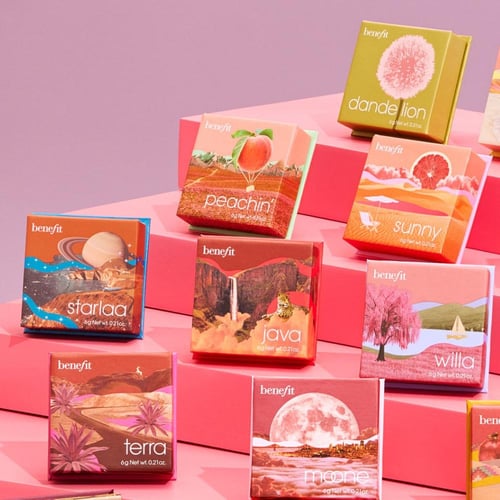 بنفت بودرة أحمر خدود وردي برونزي- ستارلا