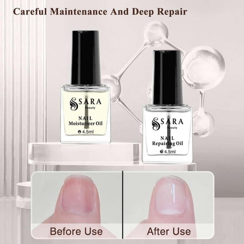 ساره بيوتي مجموعه زيت تقوية وتطويل الاظافر بالبيوت...