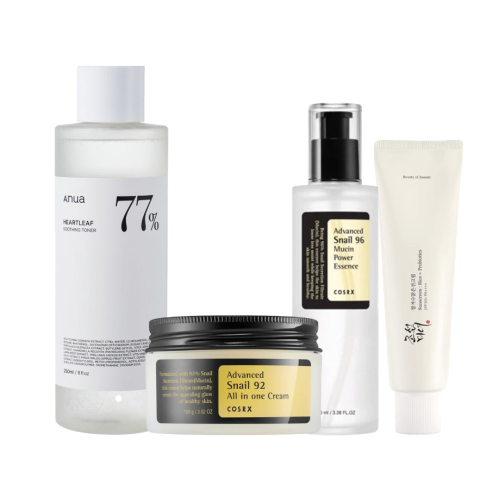 مجموعة القلو سكن الكوريه 4 قطع