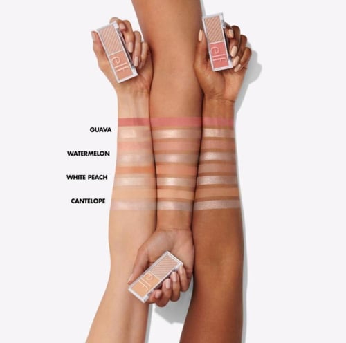 ايلف احمر الخدود وهايلايتر كريمي بت سايز