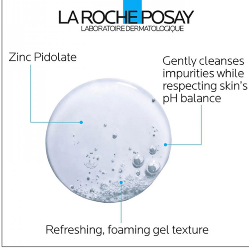 لاروش بوزيه غسول جل رغوي ايفاكلار للبشرة الدهنية و...