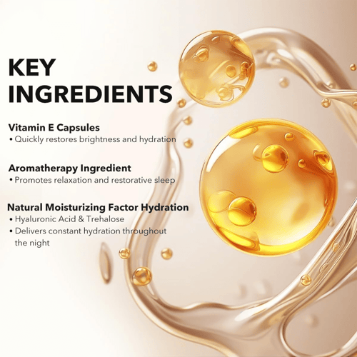 قناع النوم بالكولاجين لترطيب البشرة من ايليشاكوي -...