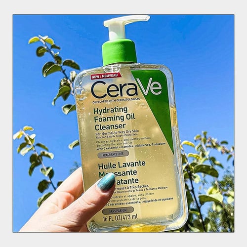 سيرافي زيت رغوي منظف ومرطب للبشرة - 473 مل