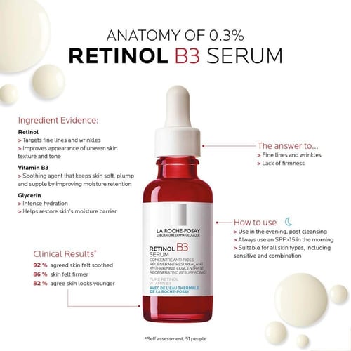 لاروش بوزاي ريتينول B3 سيروم مجدد للبشرة 30ml