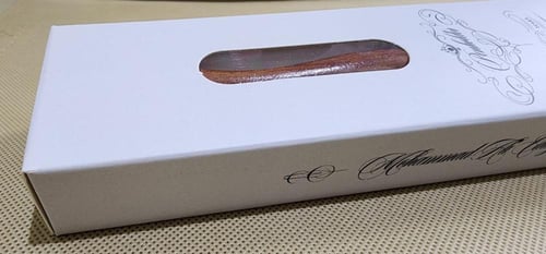 سلاية أزمرويد فضية على مقبض خشبي فاخر osmiroid