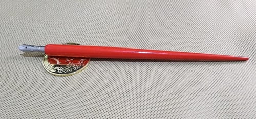 سلاية أزمرويد فضية على مقبض خشبي برتقالي osmiroid