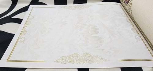 دفتر ورق مزخرف صقيل