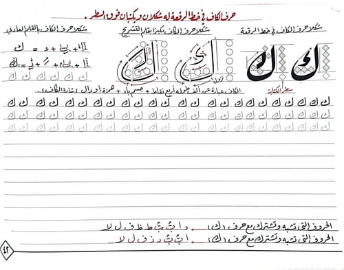كراسة: منهج غيِّر خطك العادي