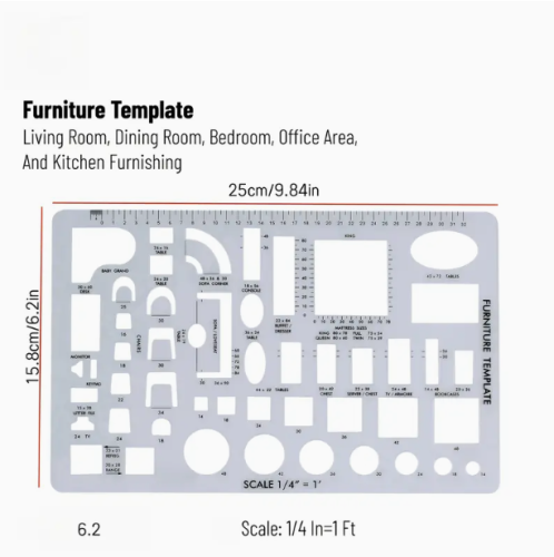 3 شبلونات هندسية
