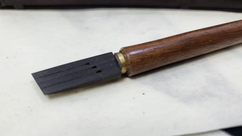 طقم طومار مصري - 9 رؤوس خشبية - 00088