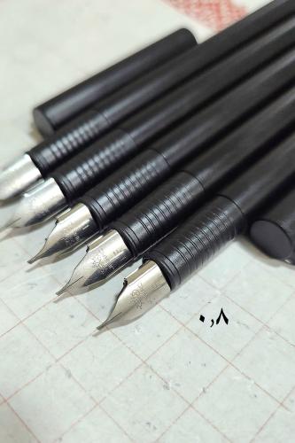 قلم حبر معدني من جينهاو - مقاس 0.8 ملم لون أسود