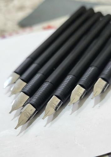 قلم حبر معدني من جينهاو - مقاس 1.00 ملم لون أسود