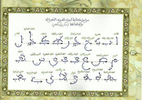 كراس الخط المغربي الميسر