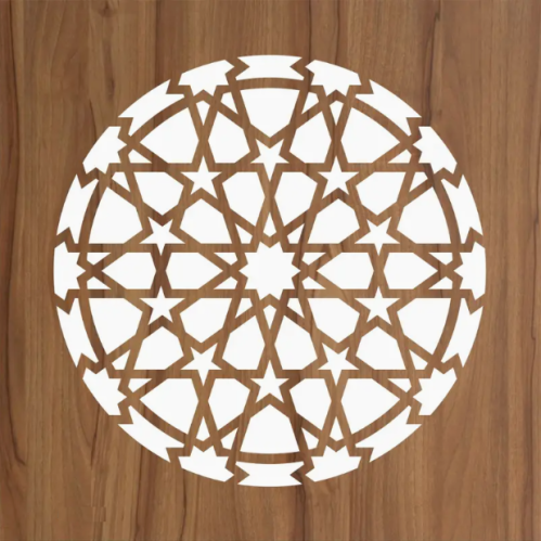 قالب زخرفة إسلامية بلاستيكي