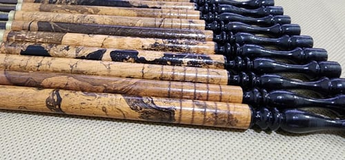 طقم جاوي مقبض النمر الأسود- 10 مقاسات - الرقم 1445...