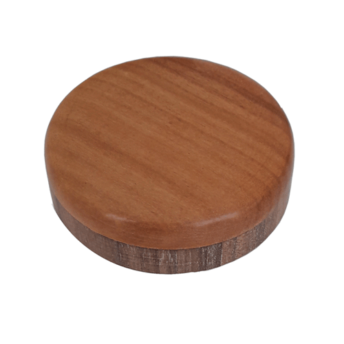 مقط خشبي مدور مكون من طرفين (لون عشوائي)