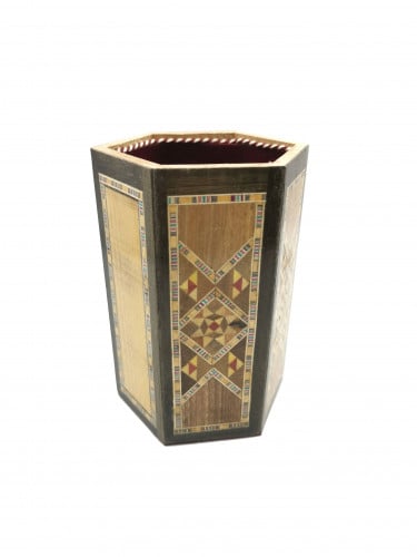 مقلمة خشبية صدف شامي