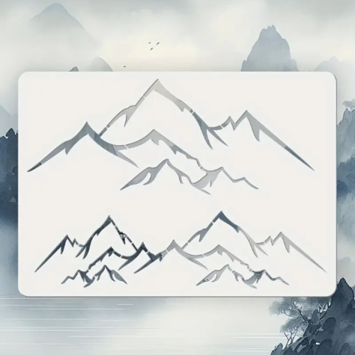 قالب قمم جبال الثلج بلاستيكي