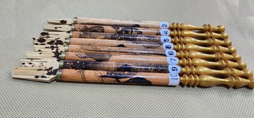 طقم طومار مقبض النمر الذهبي 8 مقاسات