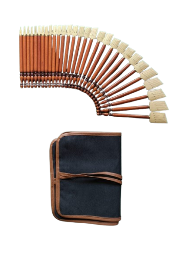 طقم أقلام طومار مقاسات من 1.مم إلى 30 مم