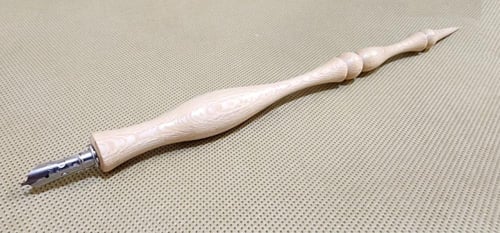 سلاية أزمرويد فضية على مقبض خشبي فاخر osmiroid