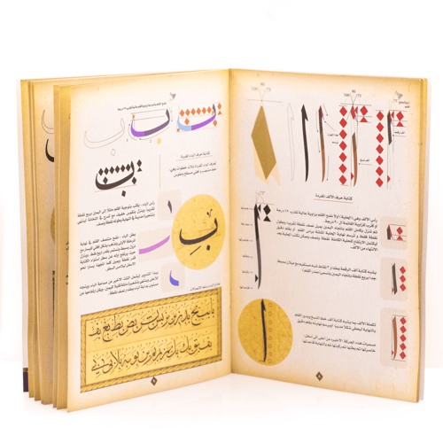 كراسة دراسة منهجية وتحليل في خط الثلث للخطاط محمد...