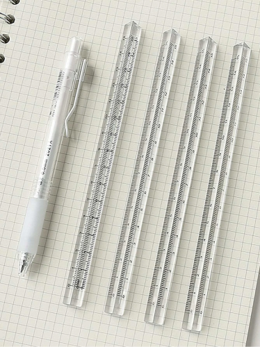 مسطرة مثلث شفافة 15 سم