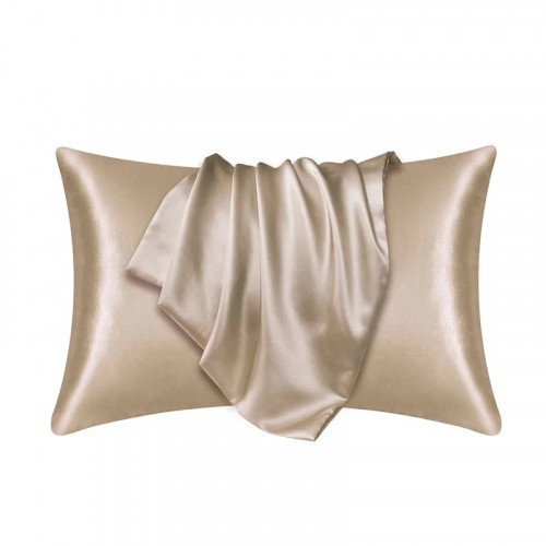 Silk pillow cover