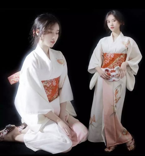 كيمونو ياباني طويل متنوع - kimono