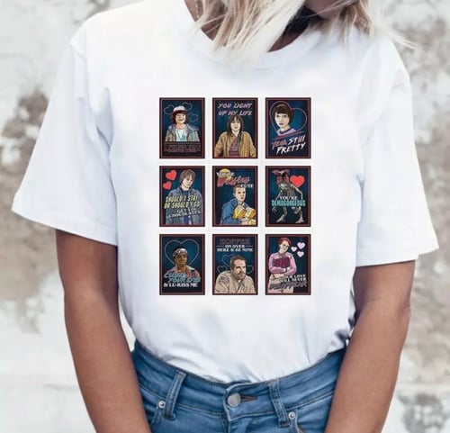 تي شيرت سترينجر ثينقز- stranger things