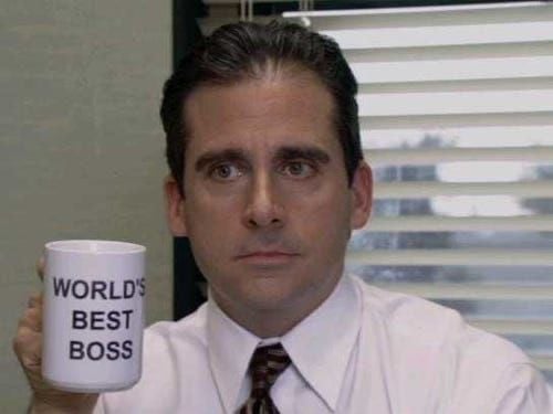 كوب مايكل سكوت - the office
