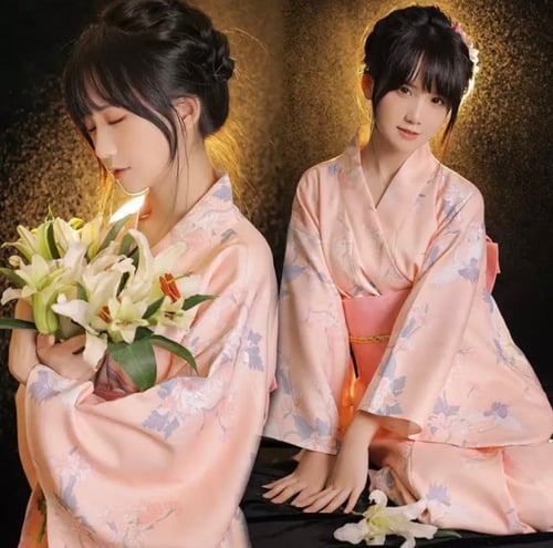 كيمونو ياباني طويل متنوع - kimono