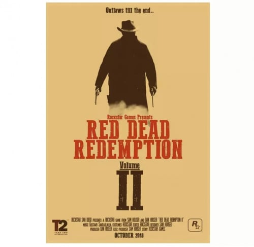 بوستر ريد ديد - red dead redemption