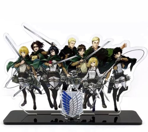 مجسم هجوم العمالقة اكريليك - attack on titan