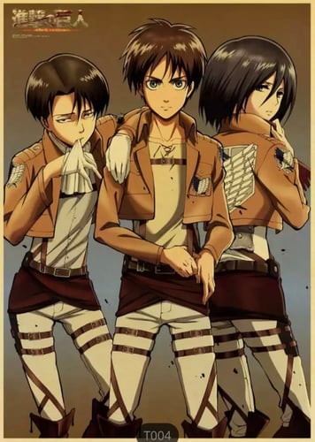 بوستر هجوم العمالقة- attack on titan