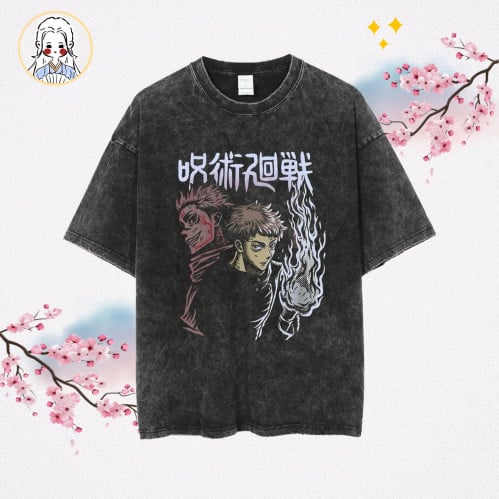 تيشيرت جوجوتسو كايسن- jujutsu kaisen- براند ياساشي