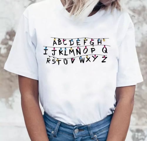 تي شيرت سترينجر ثينقز- stranger things