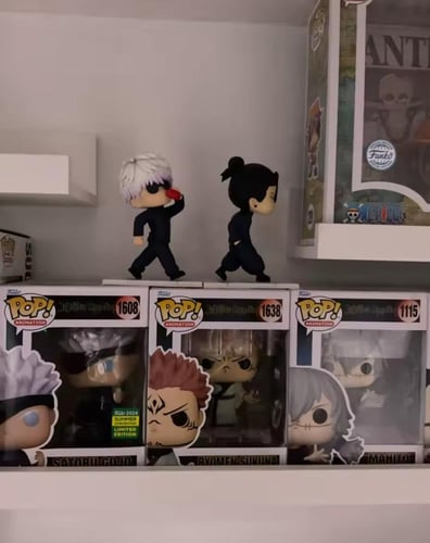 مجسم غوجو وغيتو - jujutsu kaisen