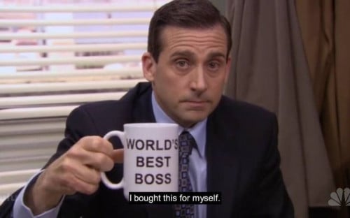 كوب مايكل سكوت - the office