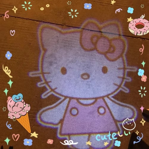 اضاءة باب السيارة هيلوكيتي - hello kitty