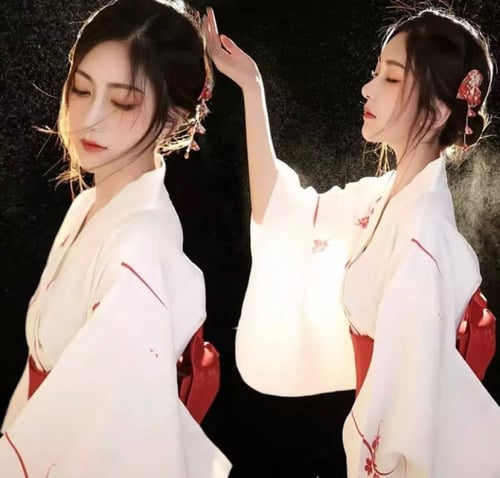 كيمونو ياباني طويل متنوع - kimono