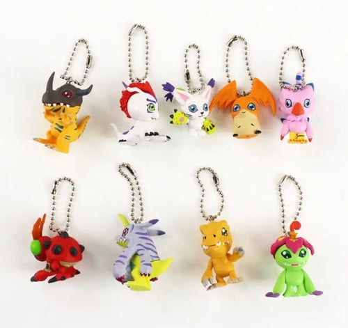 مجسمات المرافقين 8 قطع - أبطال الديجتال