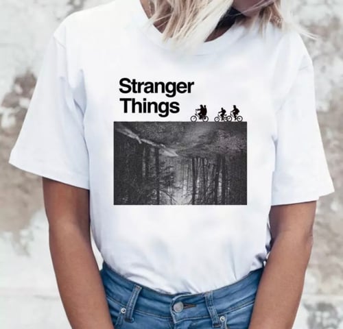 تي شيرت سترينجر ثينقز- stranger things