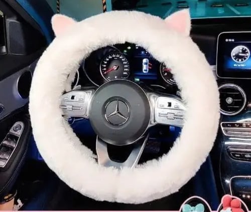 غطاء دركسون السيارة هيلوكيتي - hello kitty