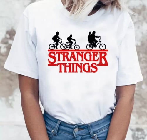 تي شيرت سترينجر ثينقز- stranger things