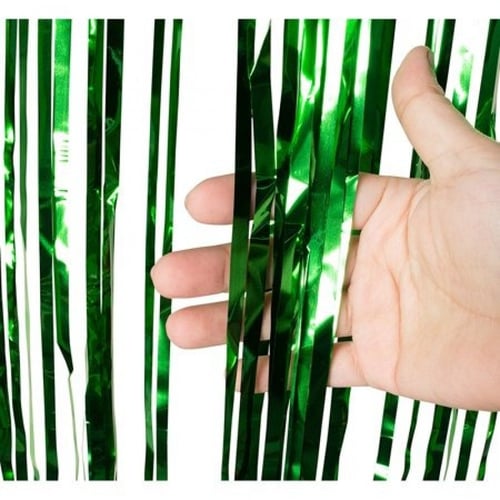 ستارة للحفلات بشراشيب معدنية - GREEN