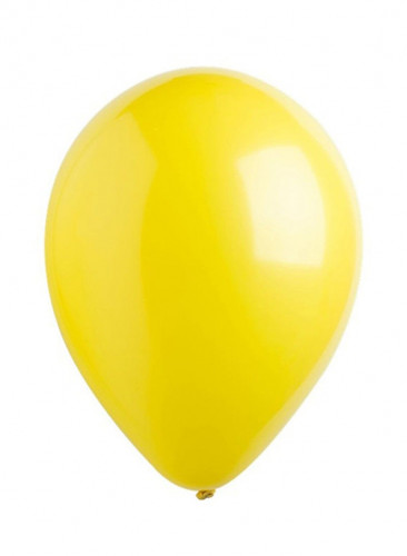 100 قطعة بالونات لون اصفر