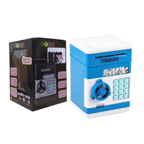 حصالة نقود الكترونية برقم سري مع مؤثرات صوتية