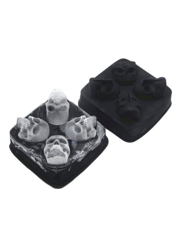 قالب ثلج على شكل جمجمة ثلاثي الأبعاد