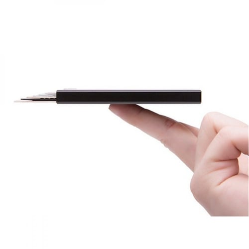 محفظة بطاقات من الألمونيوم مزودة بتقنية RFID ضد ال...